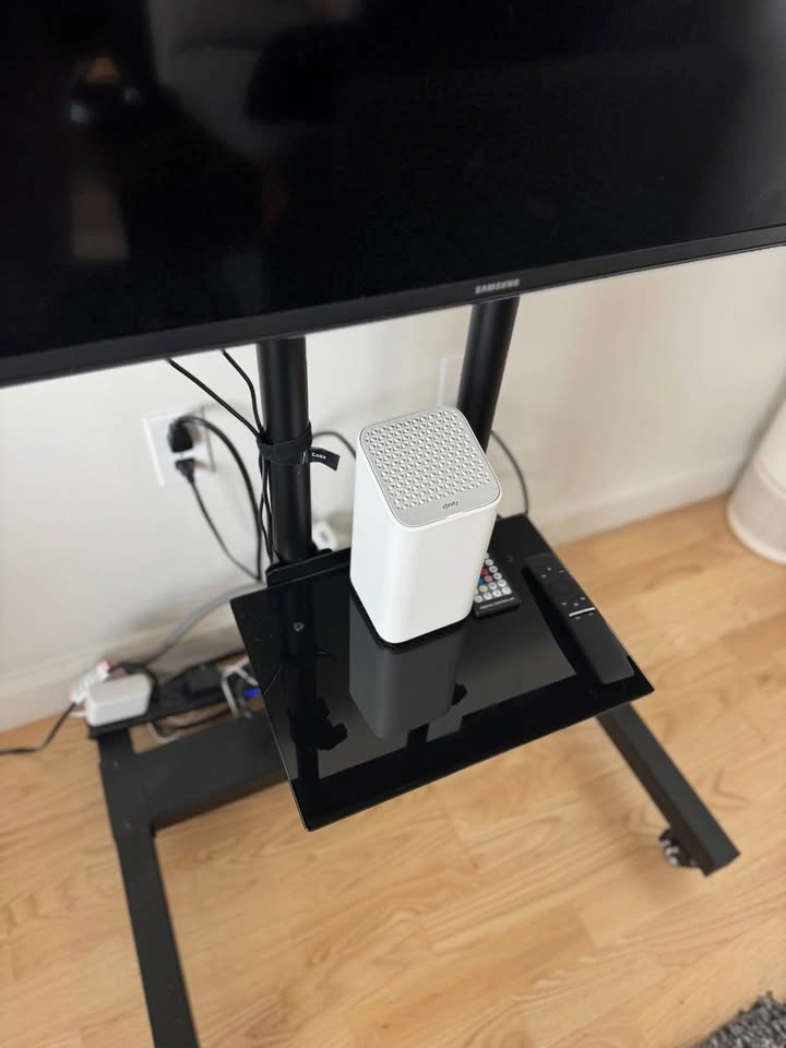 Adjustable TV Stand on Wheels - No TV - photo 2