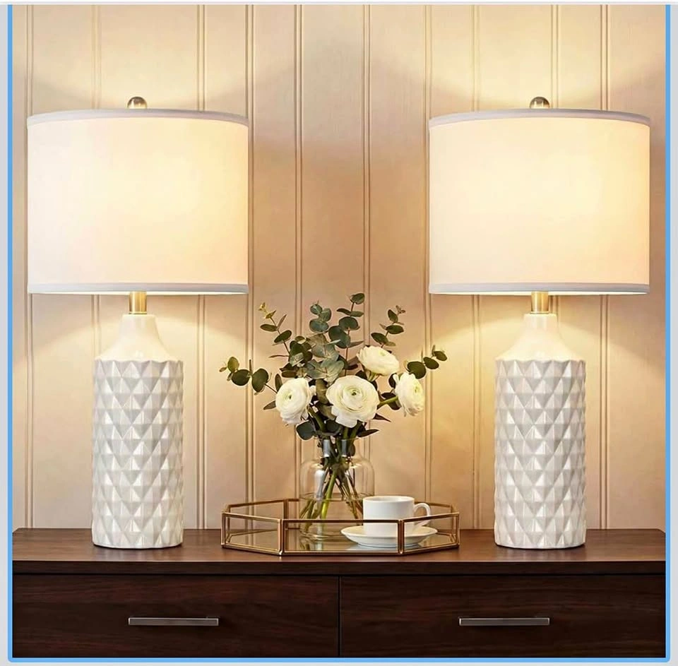 Ceramic Table Lamps Set of 2