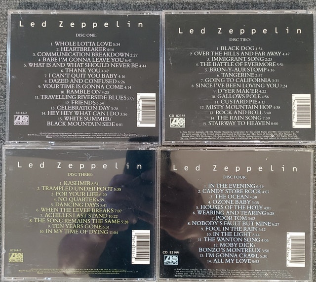 Led Zeppelin Box Set CDs - photo 2