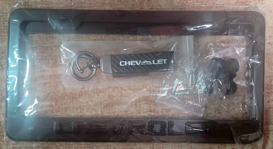 Chevrolet License Plate Frame and Keychain