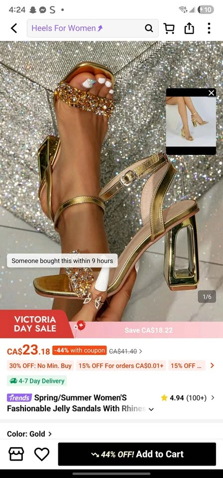 BRAND NEW - Womens SHEIN heels (Size 7) - photo 3