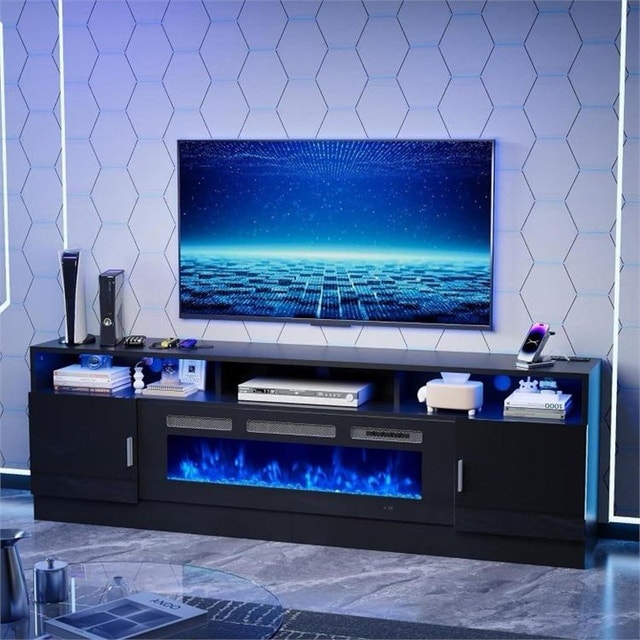 TV Stand with Power Outlet for TVs