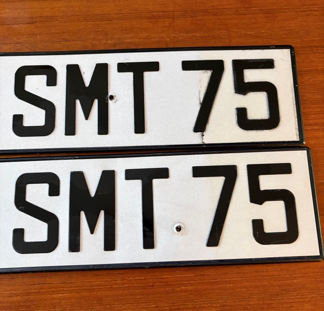 French License Plates – (Paris "75" Dept) – Lucky 777 - photo 3