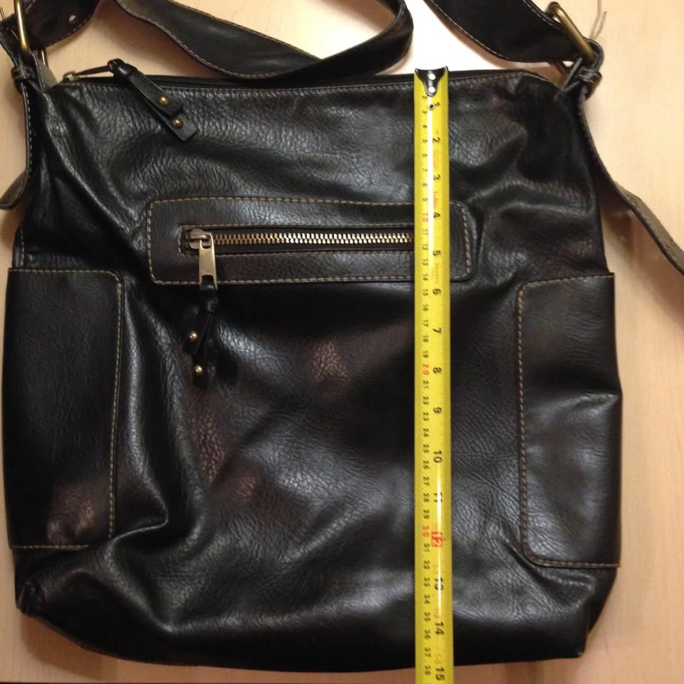 ALDO large cross body black leather bag - Ladies or Unisex - photo 2