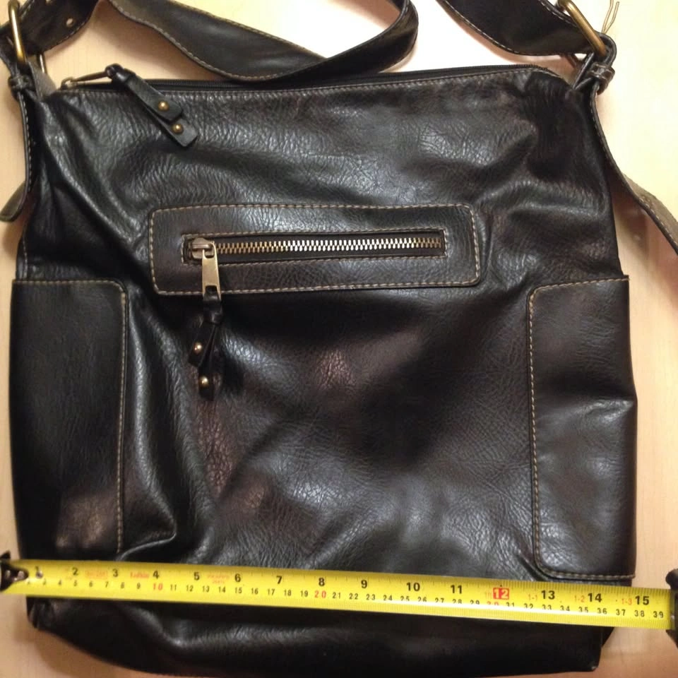 ALDO large cross body black leather bag - Ladies or Unisex - photo 3