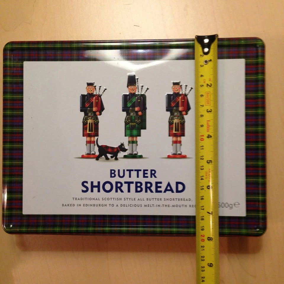 Butter Shortbread Tin 500g Empty - photo 2