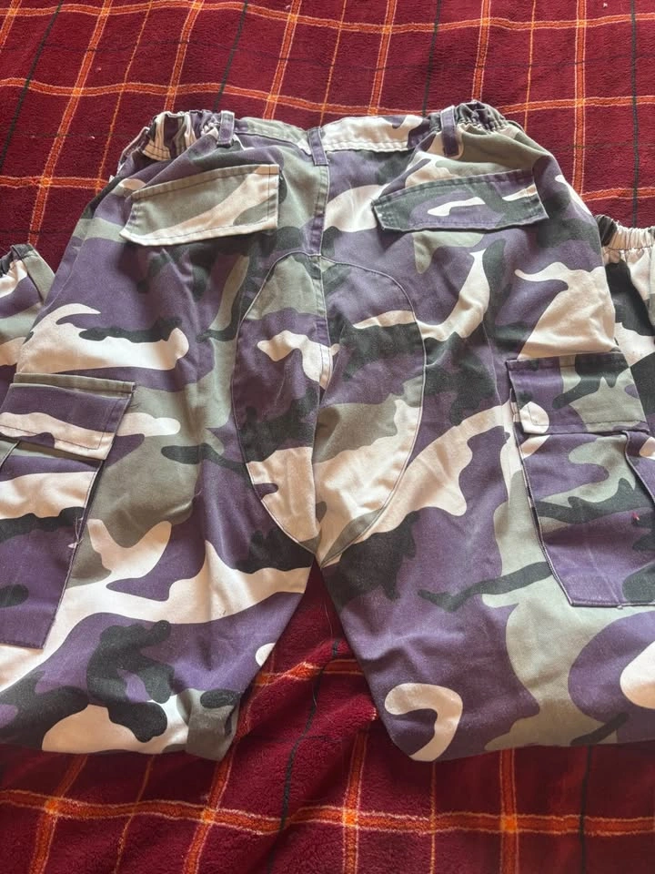 Camo Purple Cargo Pants - photo 2