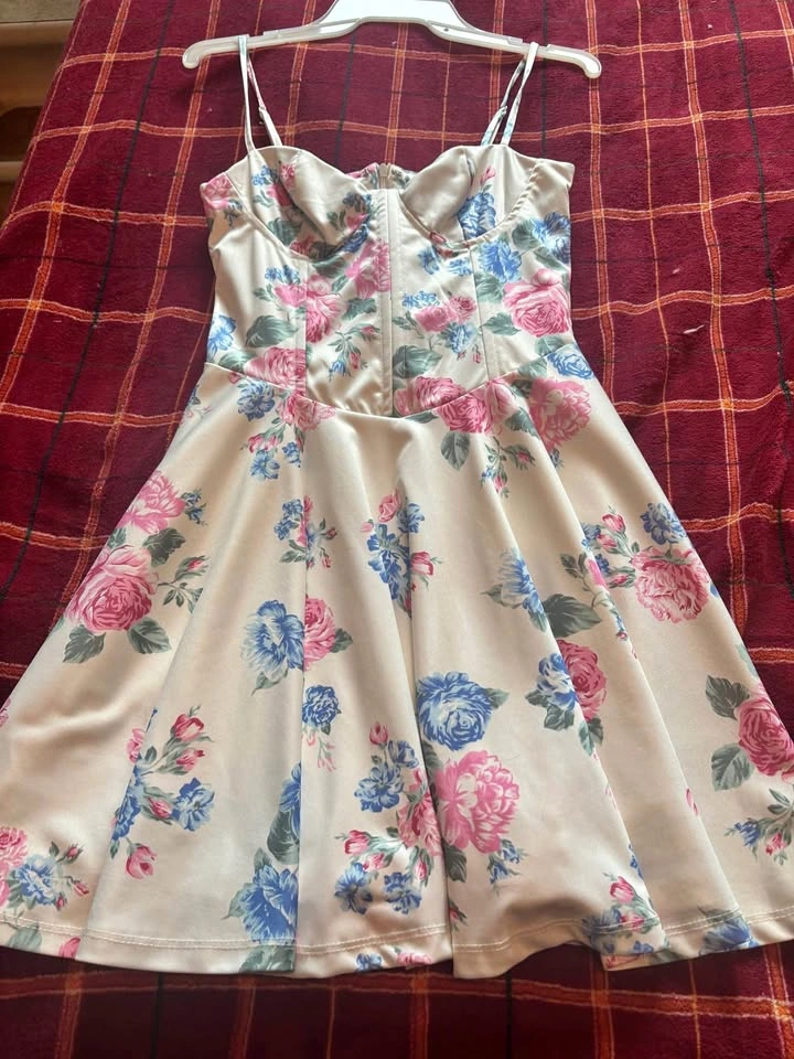 White Floral Dress