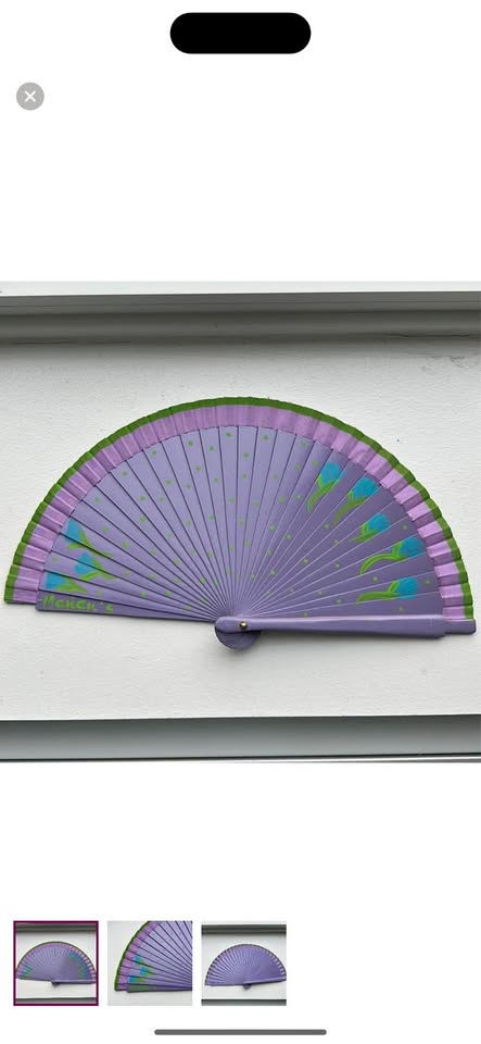 Original hand painted Spanish hand fan - Marien’s 💃🏽 small size