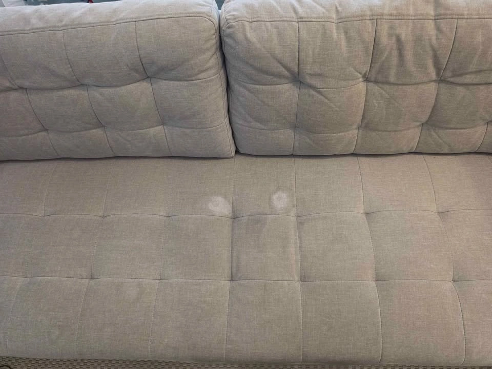 Gray Couch - Zinus Benton tufted cushions - photo 2