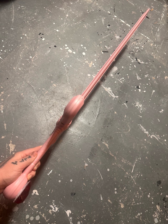 Plastic pink fake sword - photo 3
