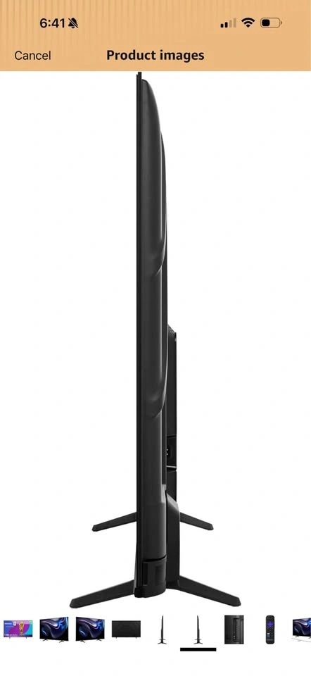 Hisense 65" 4K UHD HDR Roku Smart TV (2024) - photo 2