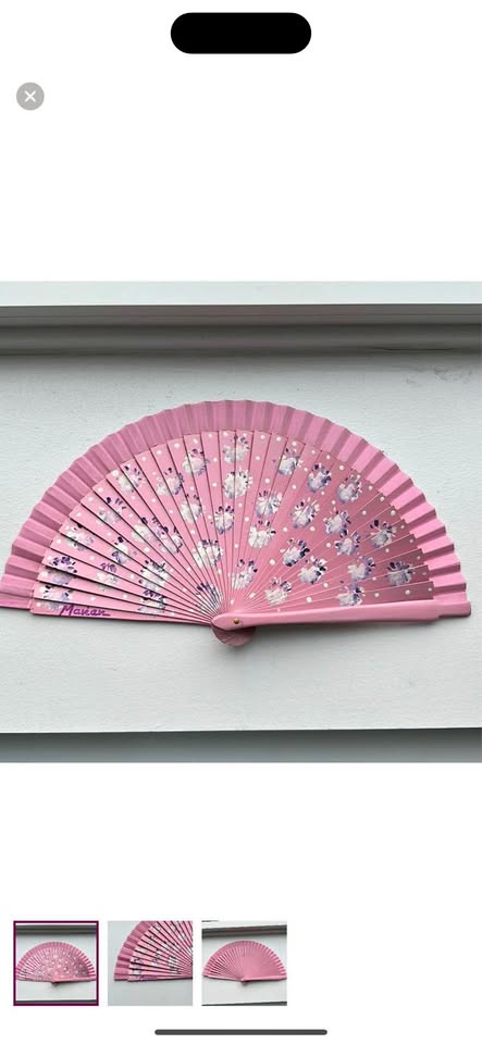 Original hand painted Spanish hand fan - Marien’s 💃🏽 size small