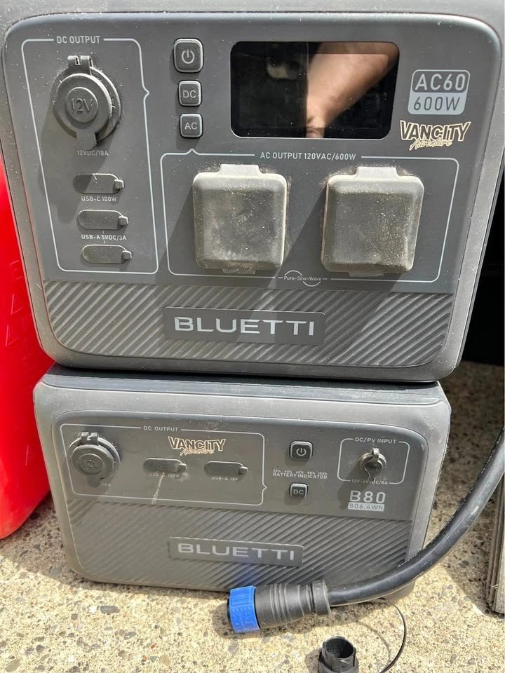 Bluetti with solar