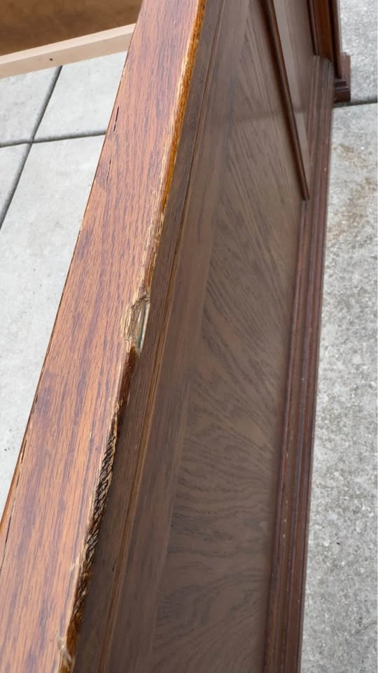 Queen Bed Frame with Drawer and Mirror - photo 3
