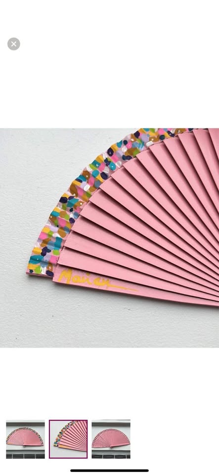 Original hand painted Spanish hand fan - Marien’s 💃🏽 big size - photo 2