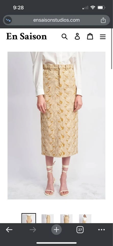 En Saison Eliza Midi Skirt XS - photo 4