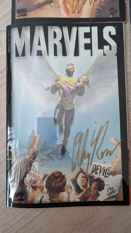 Marvels #1-4 Signed by Alex Ross & Kurt Busiek - photo 2