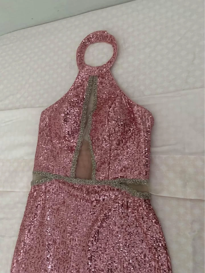 Beautiful Sequin Pink Dress - Full length (Best offer) - photo 2