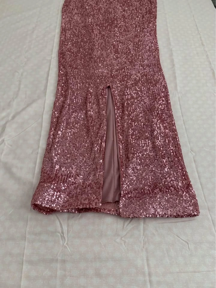 Beautiful Sequin Pink Dress - Full length (Best offer) - photo 4