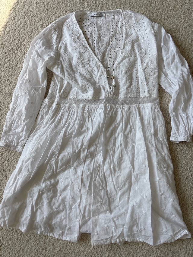 Dex White Dress