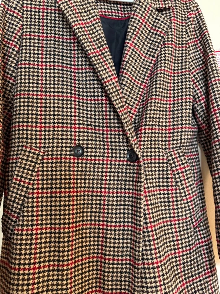 Bershka Wool Long Coat - Size M - photo 2
