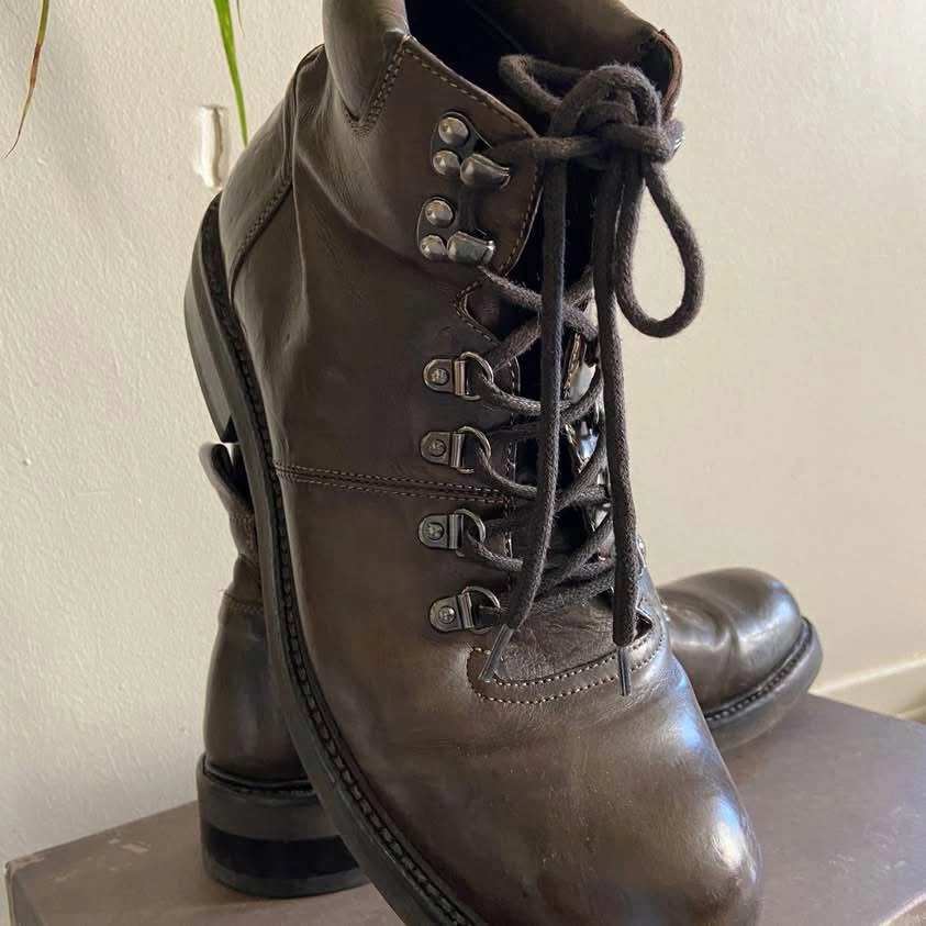 Ducanero Italian Leather Ankle Boots - Size 41 EU / 9 US - photo 4