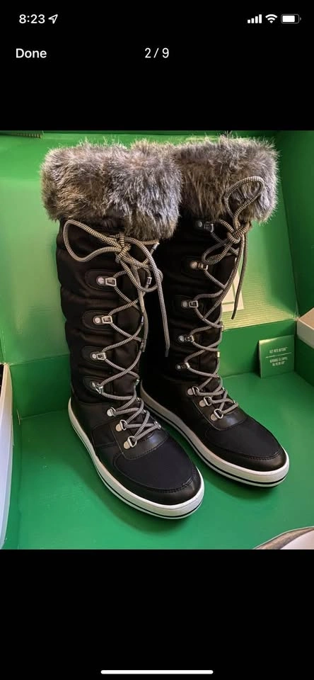 Cougar Vesta Waterproof Lace Up Tall Boots - Black - Size 7M - N - photo 2