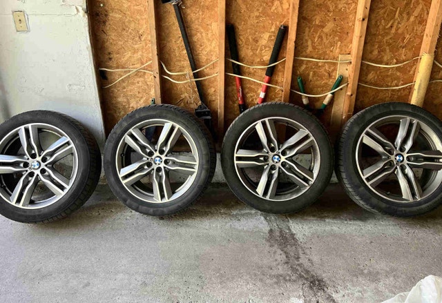 OEM BMW X1 M Rims with Winter Tires
