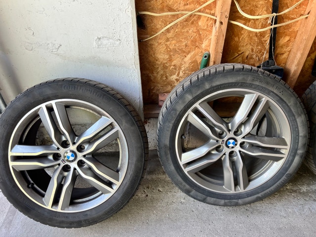 OEM BMW X1 M Rims with Winter Tires - photo 2