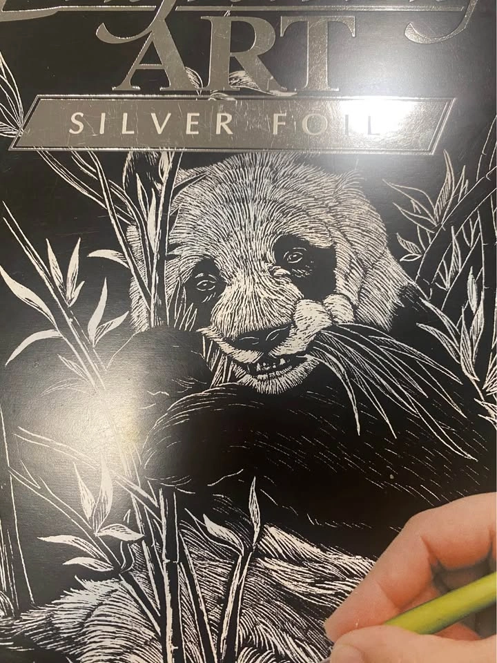 Royal & Langnickel Panda Scratch Art Kit Vintage - photo 3