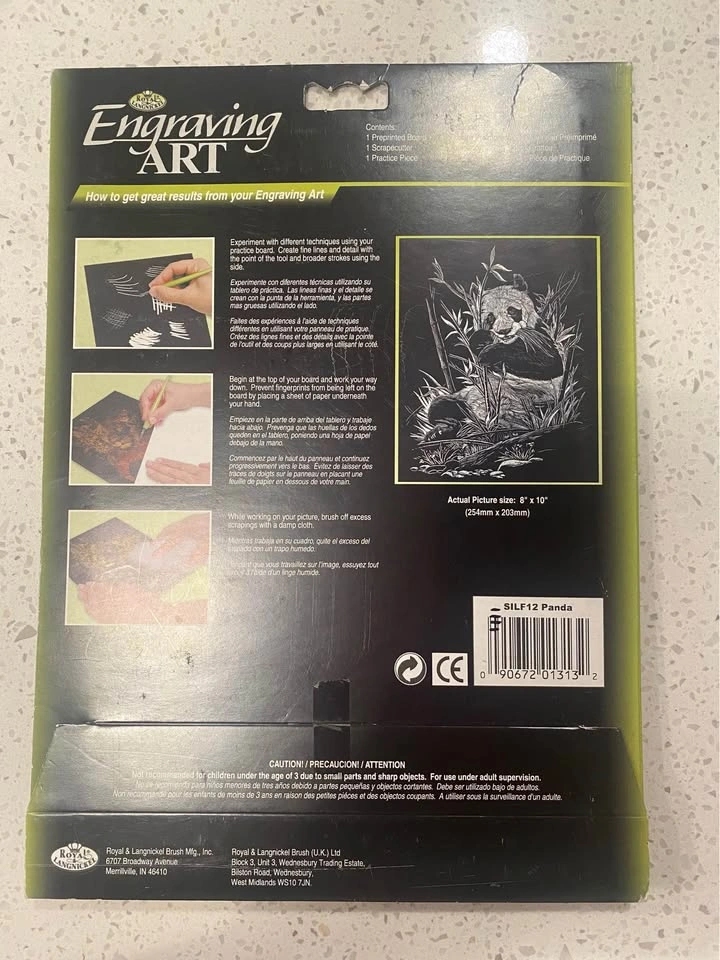 Royal & Langnickel Panda Scratch Art Kit Vintage - photo 4