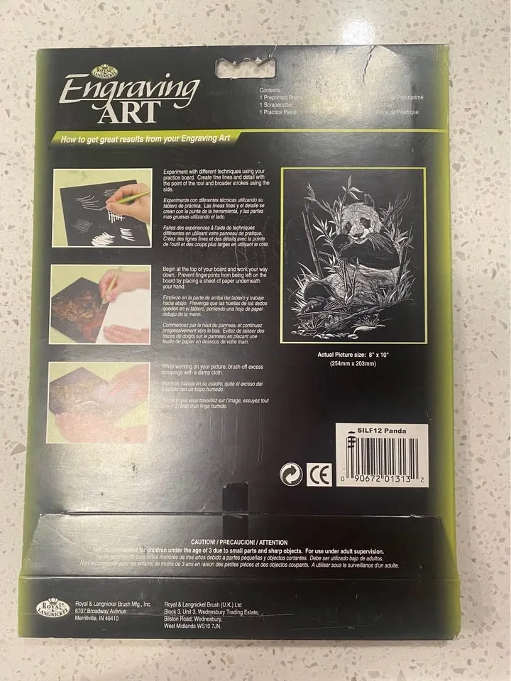 Royal & Langnickel Panda Scratch Art Kit Vintage - photo 4