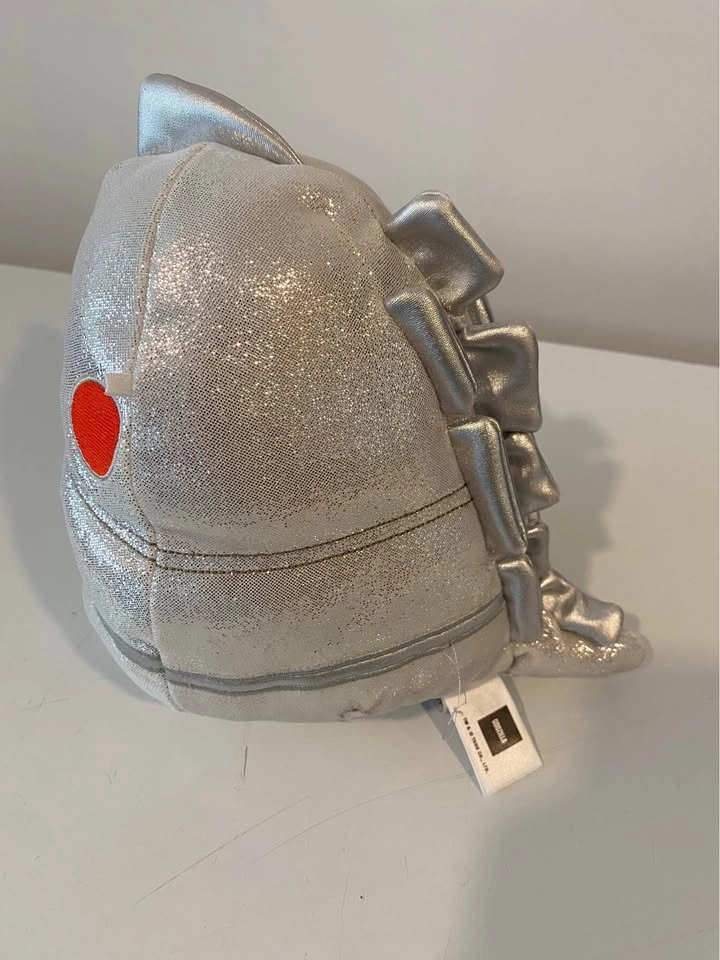 Squishmallows MechaGodzilla 8” Metallic Silver Plush Kellytoy Go - photo 3