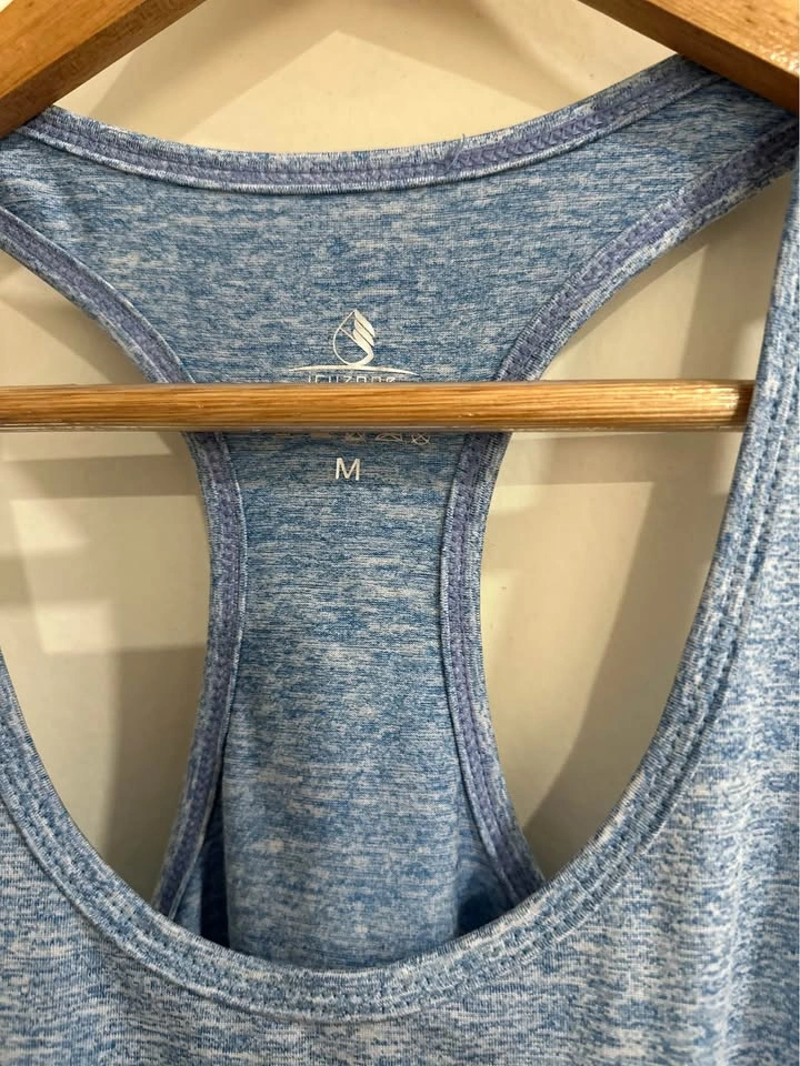 Light blue athletic racerback tank top - photo 3