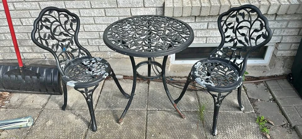 3-Piece Nottingham Aluminum Cast Bistro Set