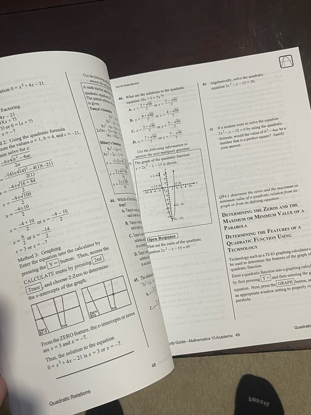 Mathematics Grade 10 (MPM2D) - photo 4