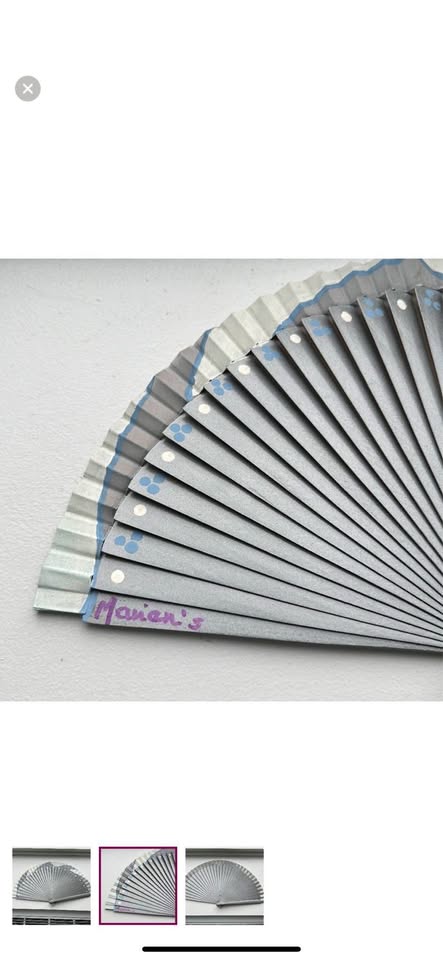 Original hand painted Spanish hand fan - Marien’s 💃🏽 big size - photo 2