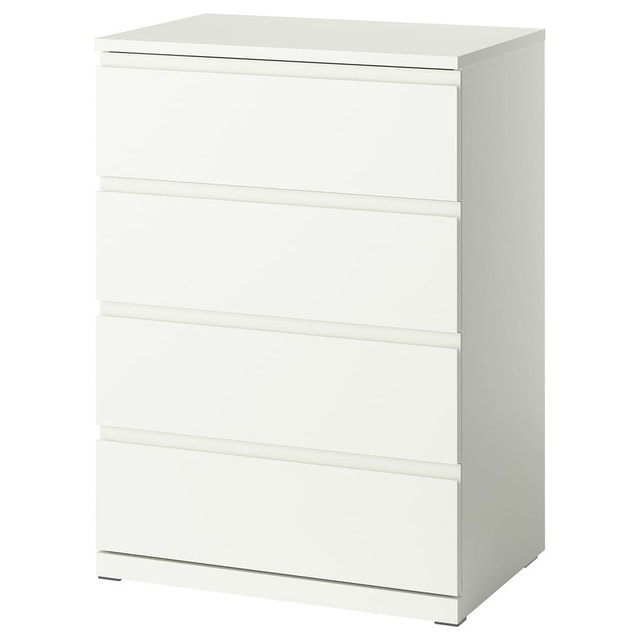 White IKEA 4-Drawer Chest Dresser
