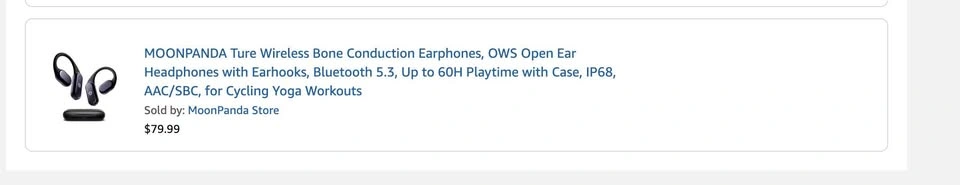 MOONPANDA Open Ear Wireless Earphones - photo 5