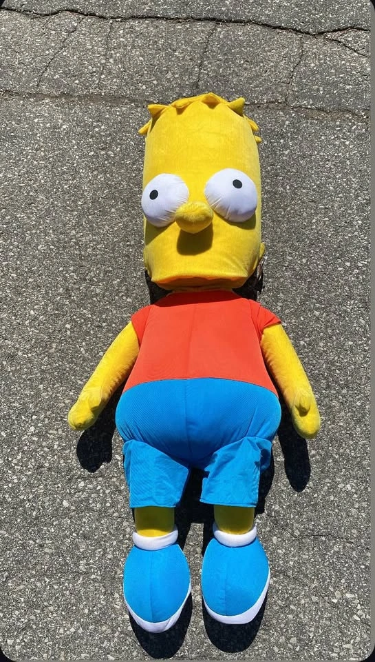 Brand New Bart Simpson Plush Doll 36" Tall The Simpsons RARE Nan - photo 4
