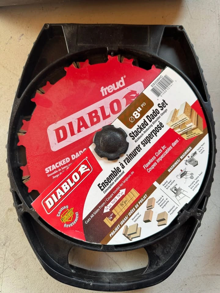 Diablo 8-inch 12 Tooth Carbide Tipped Stacked Dado Kit - photo 2