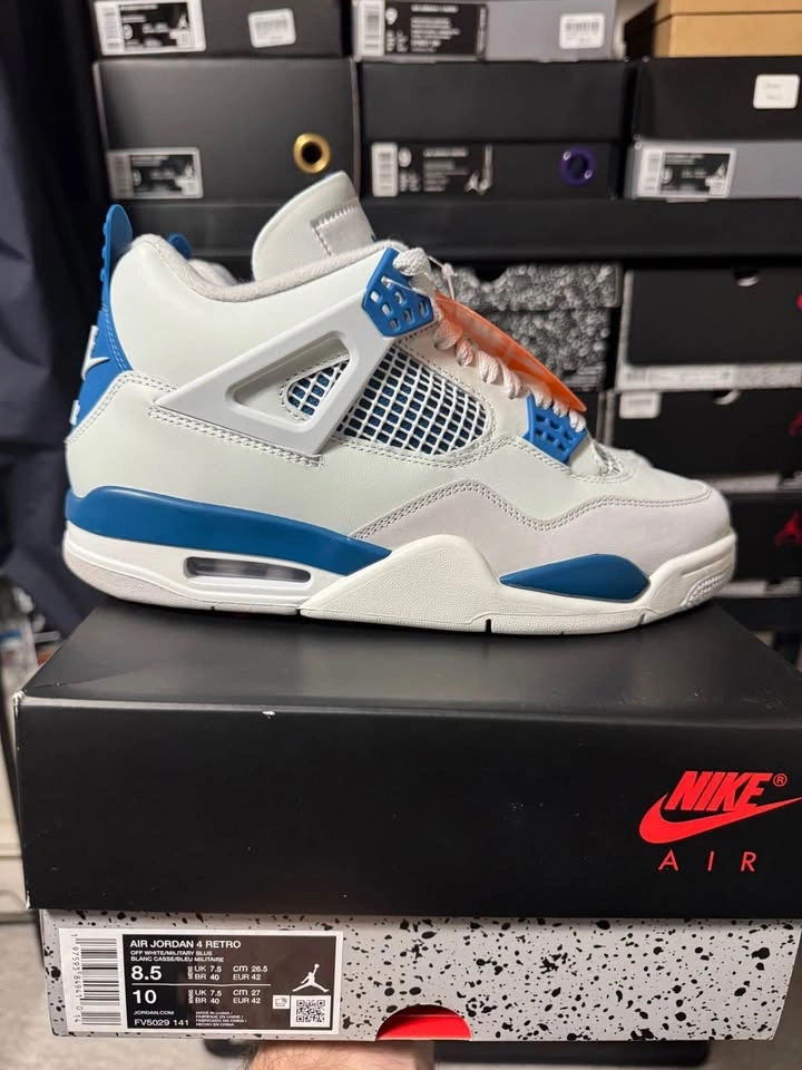 2024 Jordan 4 "Military Blue" Mens 8.5 - photo 2