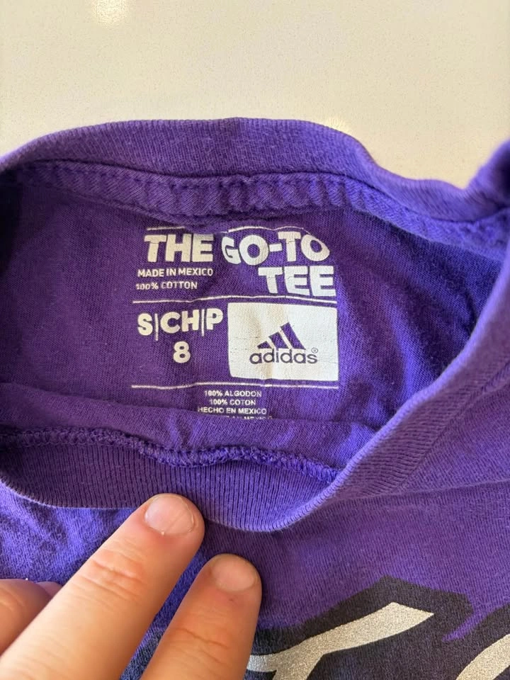 Kids Size Small / 8 - Adidas Toronto Raptors Tee - photo 3
