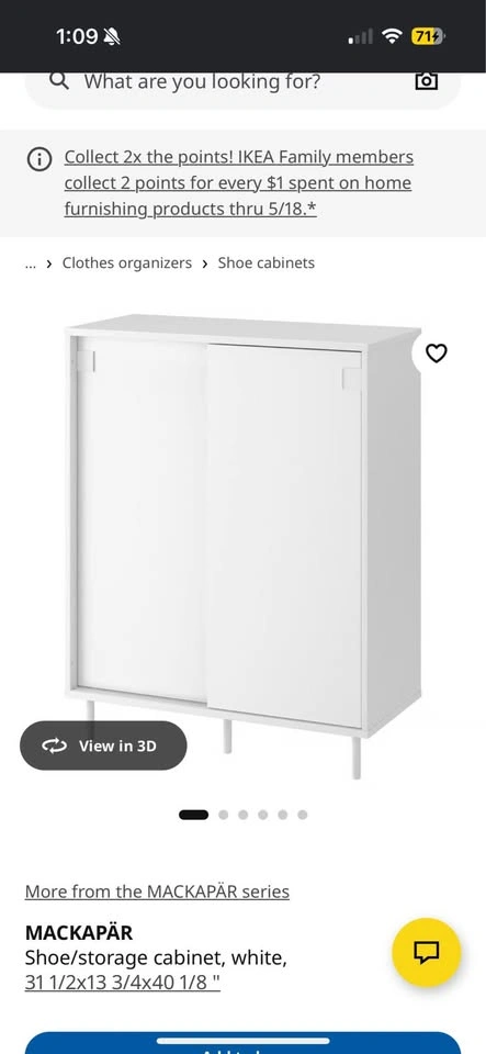IKEA shoe cabinet storage - photo 2