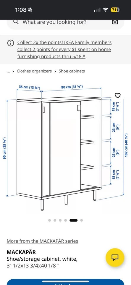 IKEA shoe cabinet storage - photo 3