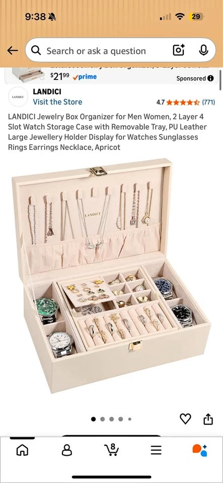 Jewelry Box Organizer