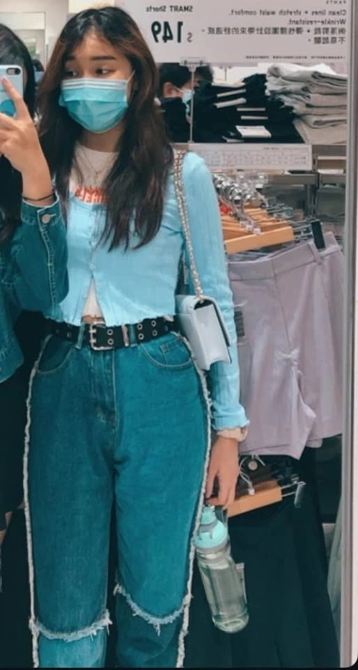 XS high waisted jeans (65cm waist, 98cm length) - photo 3