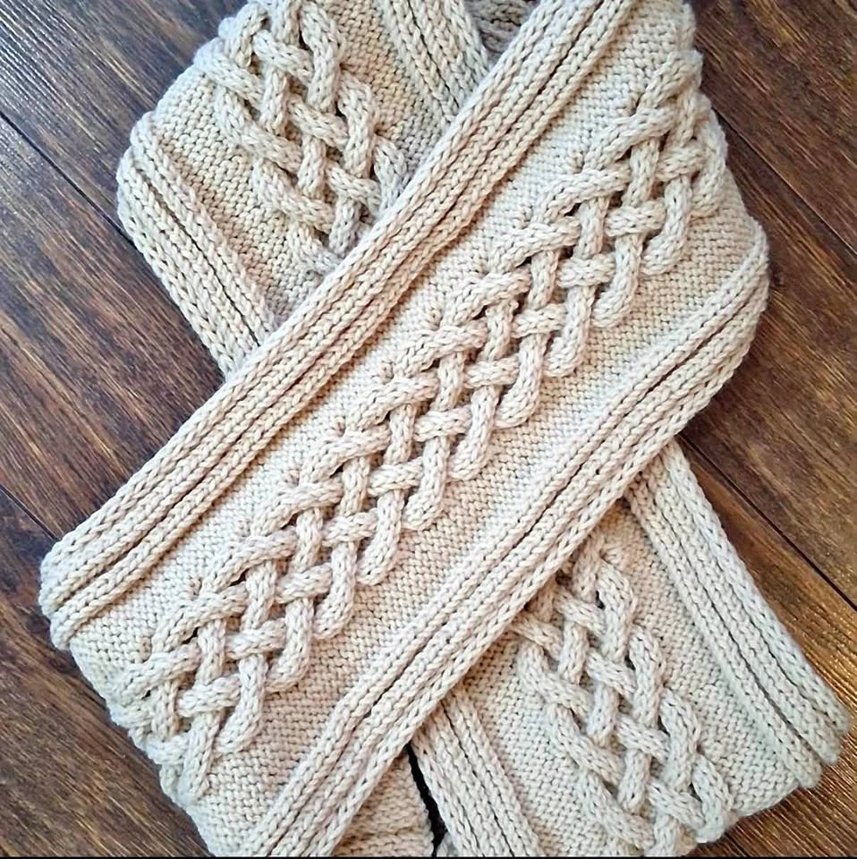 Viking Scarf Knitted