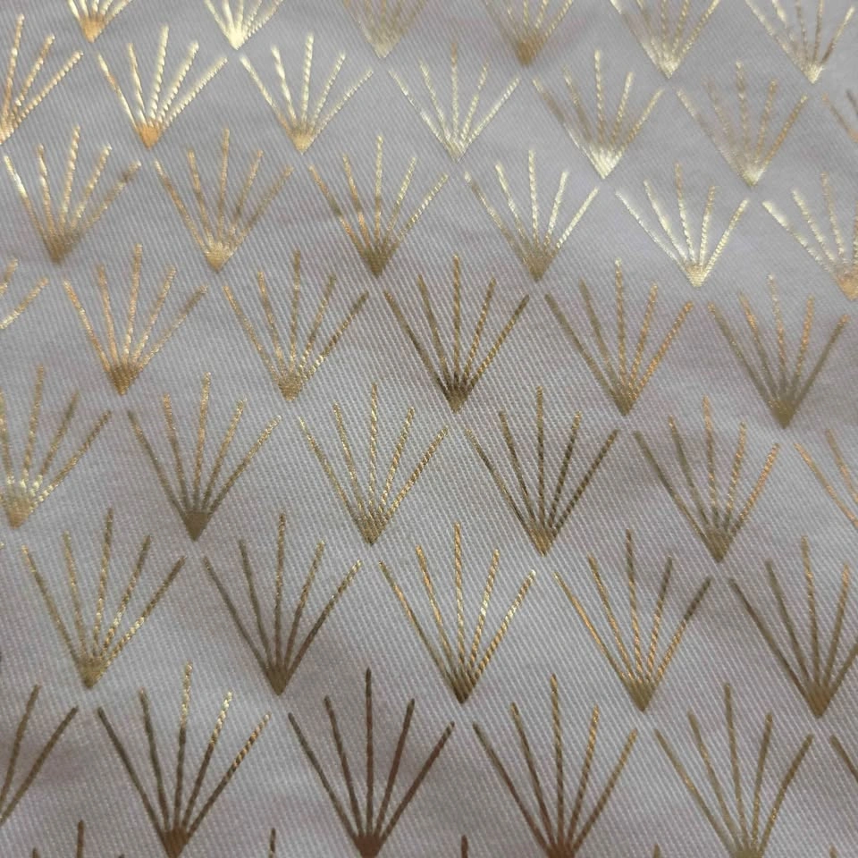 H&M HOME White Gold Art Deco Throw Pillow Cover 20” x 20” - photo 4